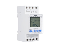 Interruptor Temporizador Programável 2 Canais Ahc812 230V 16A com Display LCD | S/MARCA