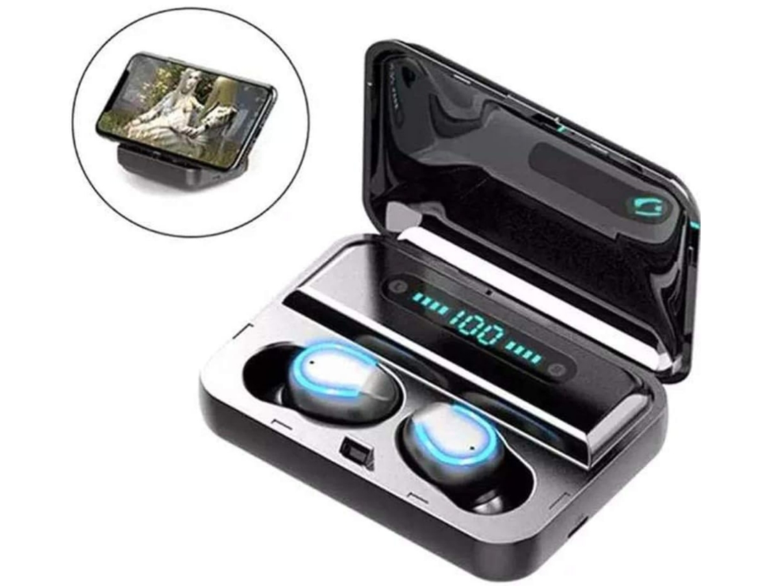 Auriculares Sem Tws AUJEZON Bluetooth Preto