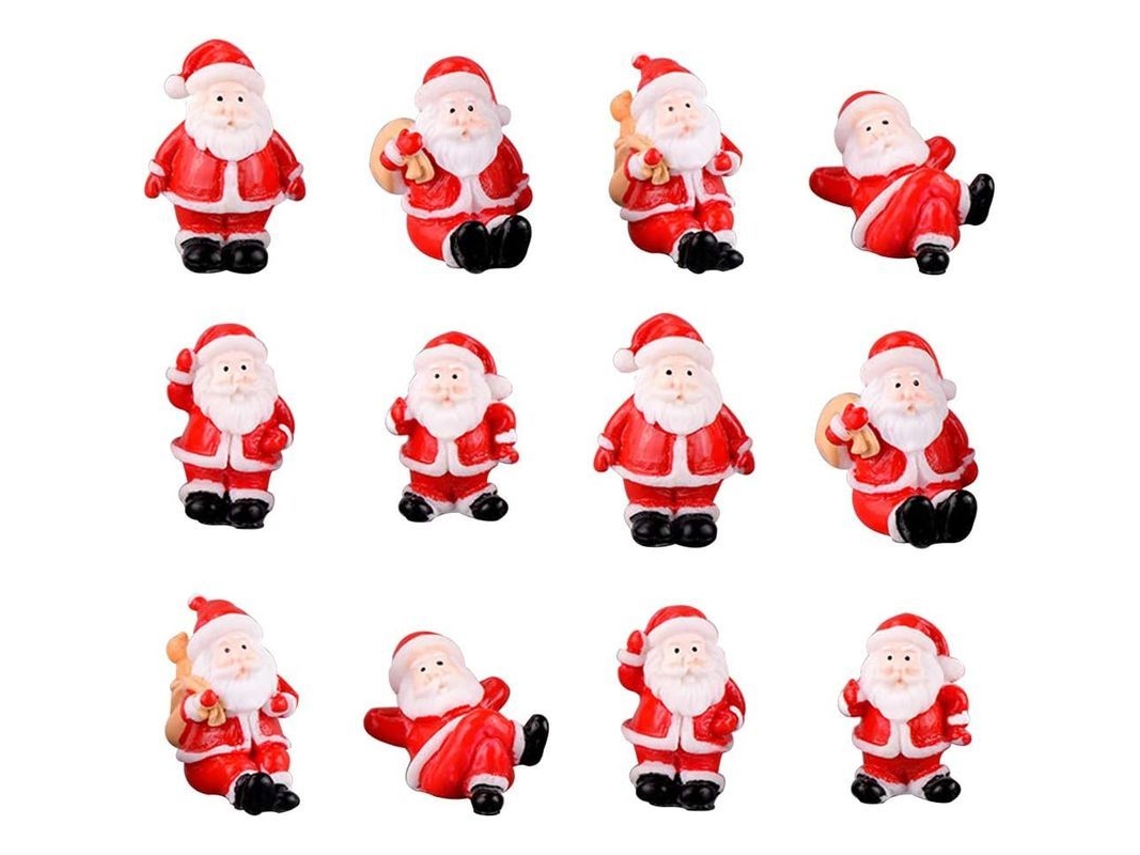 Figuras de Papai Noel em Resina S/MARCA