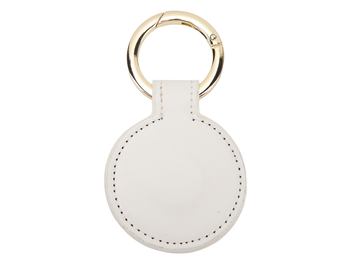 2026altiro-clip De Gorra Magnético Redondo De Cuero Pu Para Viajes, Libera Las Manos, Para Bolsos Mochilas Maletas Blanco