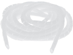 Mangueira Espiral Flexível de 19 Mm Diâmetro para Organização Cabos Computador, Branca, 10 M, 2 CHABERLU