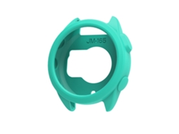 Capa Protetora Flexível Em Silicone Para Smartwatch Garmin Forerunner 165 Ciano Hexinyigjly