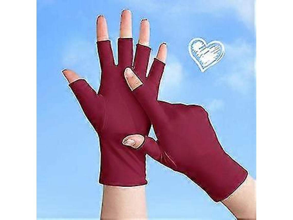 Luva Uv Para Lâmpada De Unhas De Gel, Luvas De Proteção Uv Para Manicure A Ly Ebike