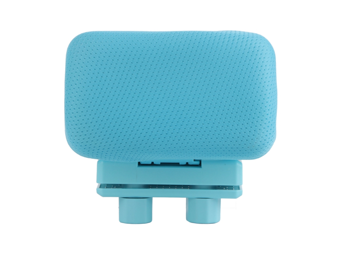 Walshlxq corrector de Postura Sentado Portátil Desmontable Azul 7 Grados Inclinación Altura Regulable Protector de Vista Almohada para Siesta
