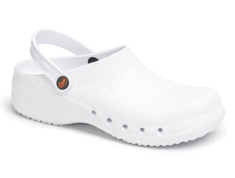 Socas Unissexo Dian Zueco Trabalho Saúde Hotelaria Impermeável Certificado Ce Pvc Branco (35)