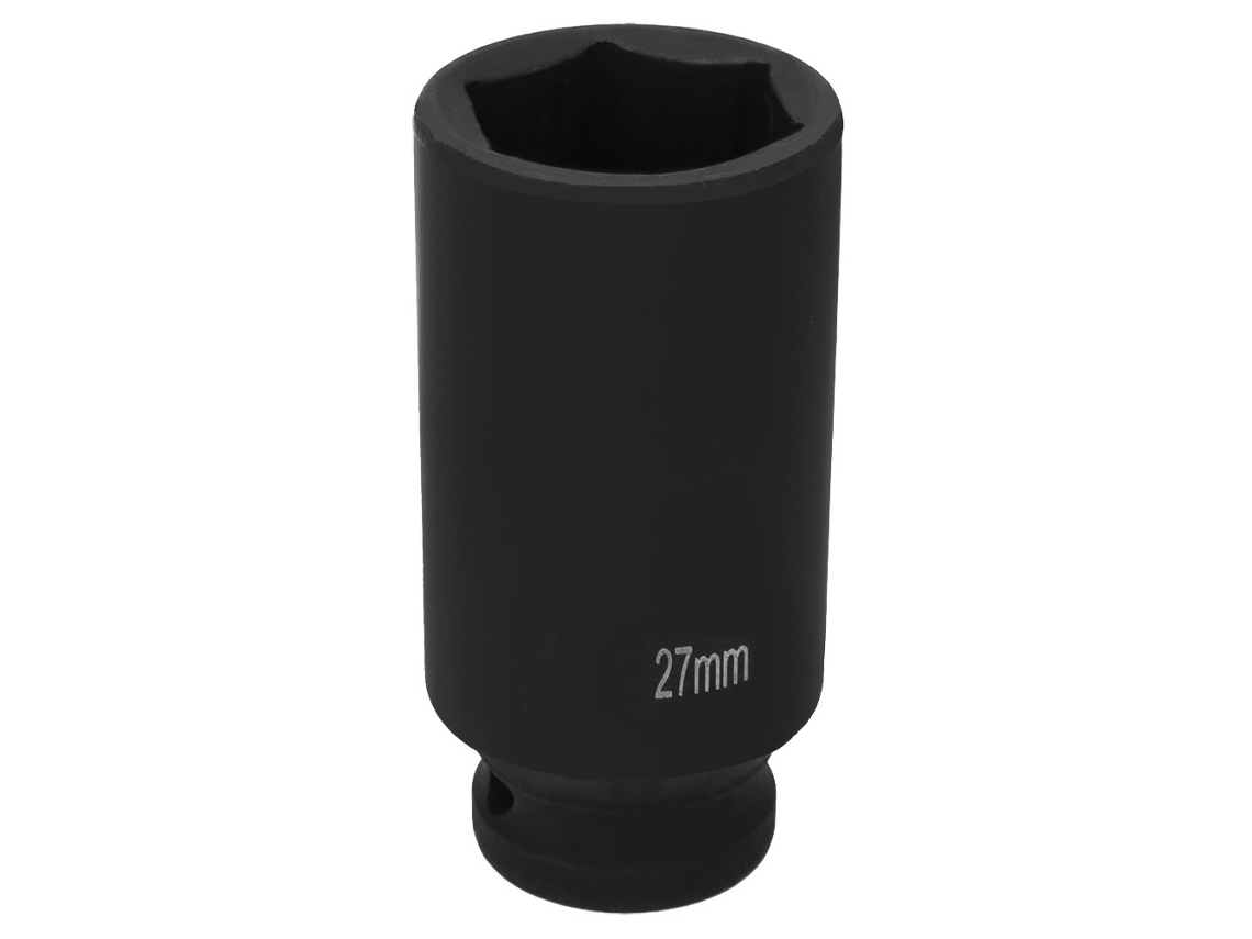 Yuru soquete de Impacto Profundo Métrico 27/30mm 6 Pontos Drive 1/2 Polegada Pneumático Aço