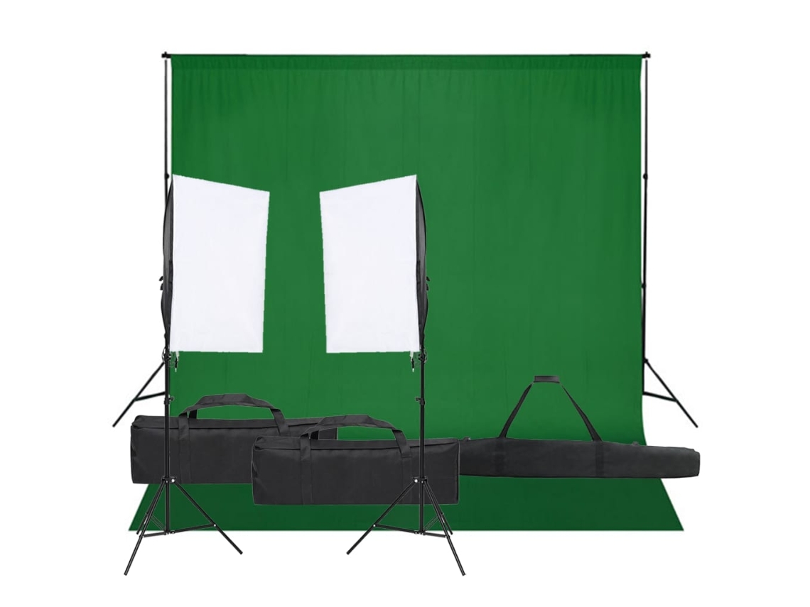 Photo Studio Kit, Photo Studio Kits Vidaxl Preto Aço (n/a)