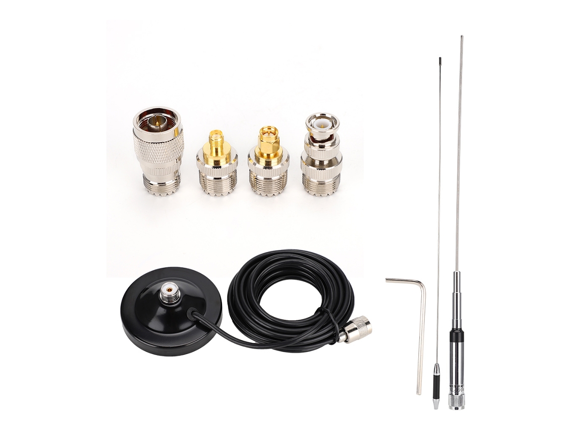 Antena Móvel Carro Radio Vhf/uhf 144/430mhz Nl-770r 3.0/5.5 Dbi Dual Band