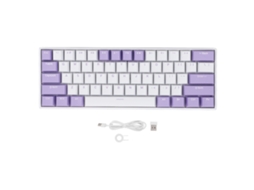 Teclado Mecânico 61 Teclas 60% Sem Fio 2.4g Bluetooth 5.0 Rgb Anti-ghosting Para Jogo E Trabalho Win Android