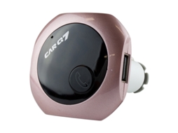 Transmissor Fm Bluetooth Veicular, Rosa