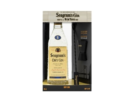 Seagram's Estojo Jigger e Colher de Oferta JOSEPH E. SEAGRAM & SONS