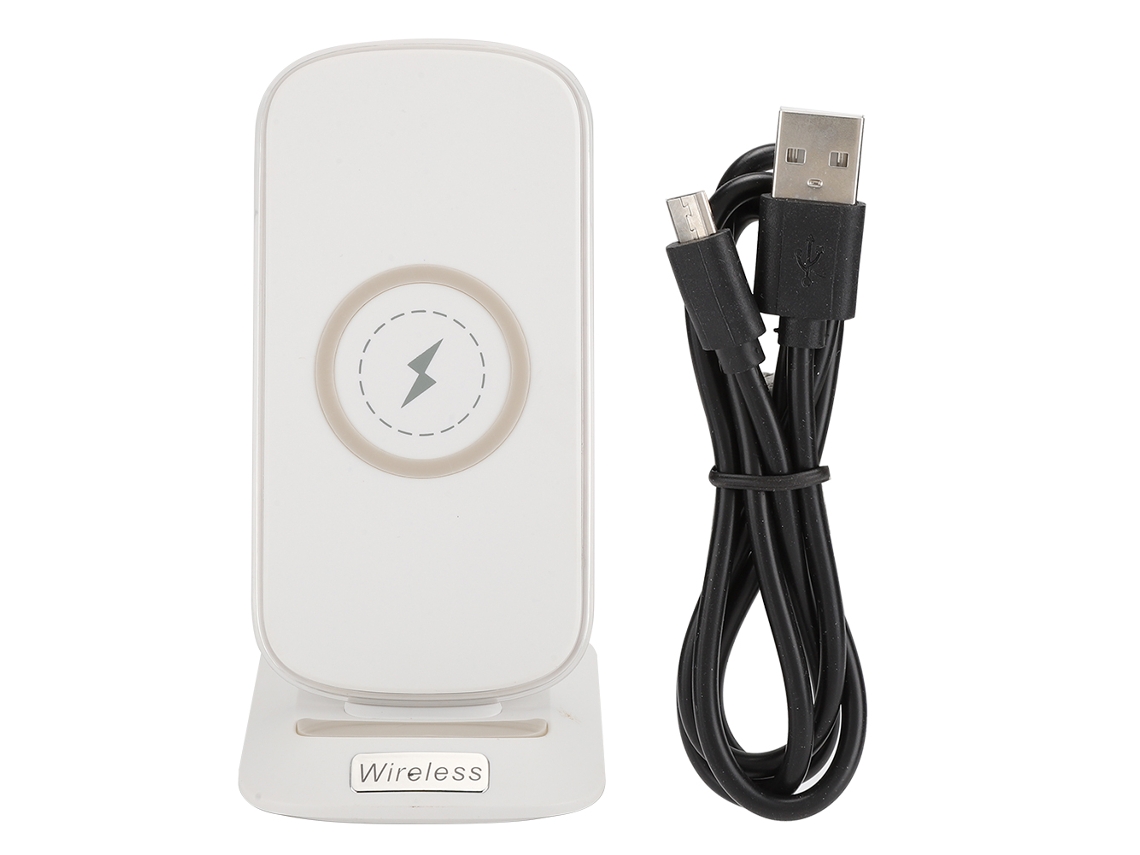 Base LAXISCREED Carregador Sem Fio Três Bobinas Branco