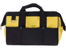 Bolsa para ferramentas grande e resistente em lona Oxford, com altura extra e ajustável, ideal para eletricistas e