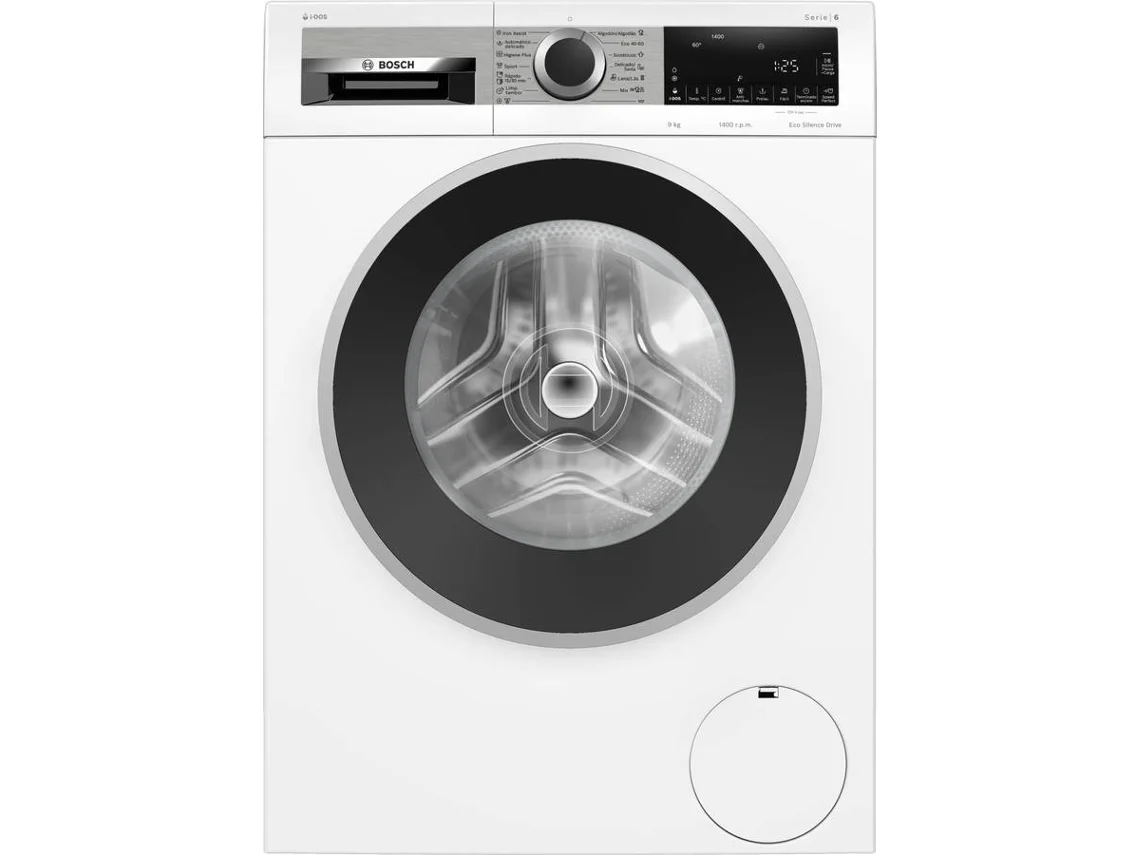 Máquina de Lavar Roupa BOSCH i-Dos WGG244F1ES (9 kg - 1400 rpm - Branco)