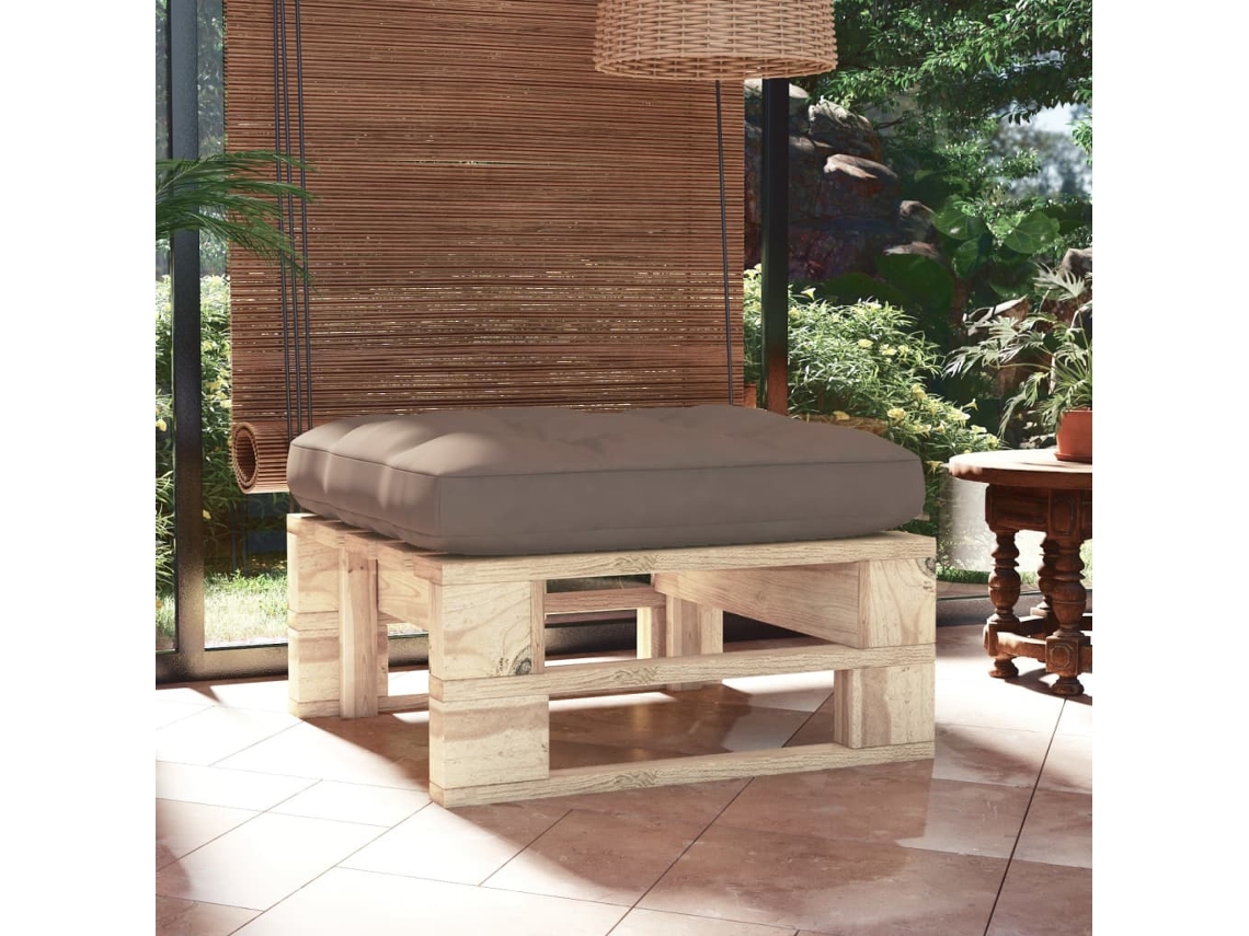 Vidaxl Otomana De Paletes Para Jardim Pinho Impregnado