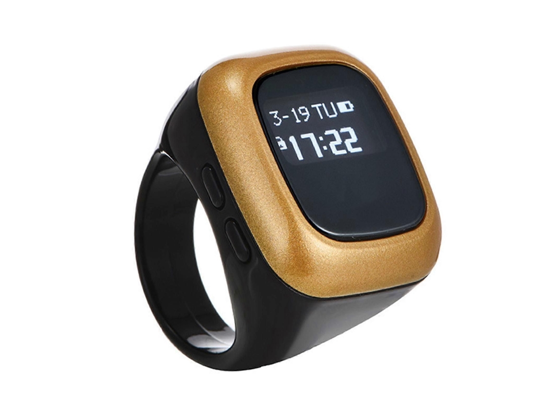 Ferramenta De Contagem Digital De 18mm Com Tela Oled Alertas Vibratórios Dispositivo De Contagem Conveniente Abs Para Atletas Idosos Claret
