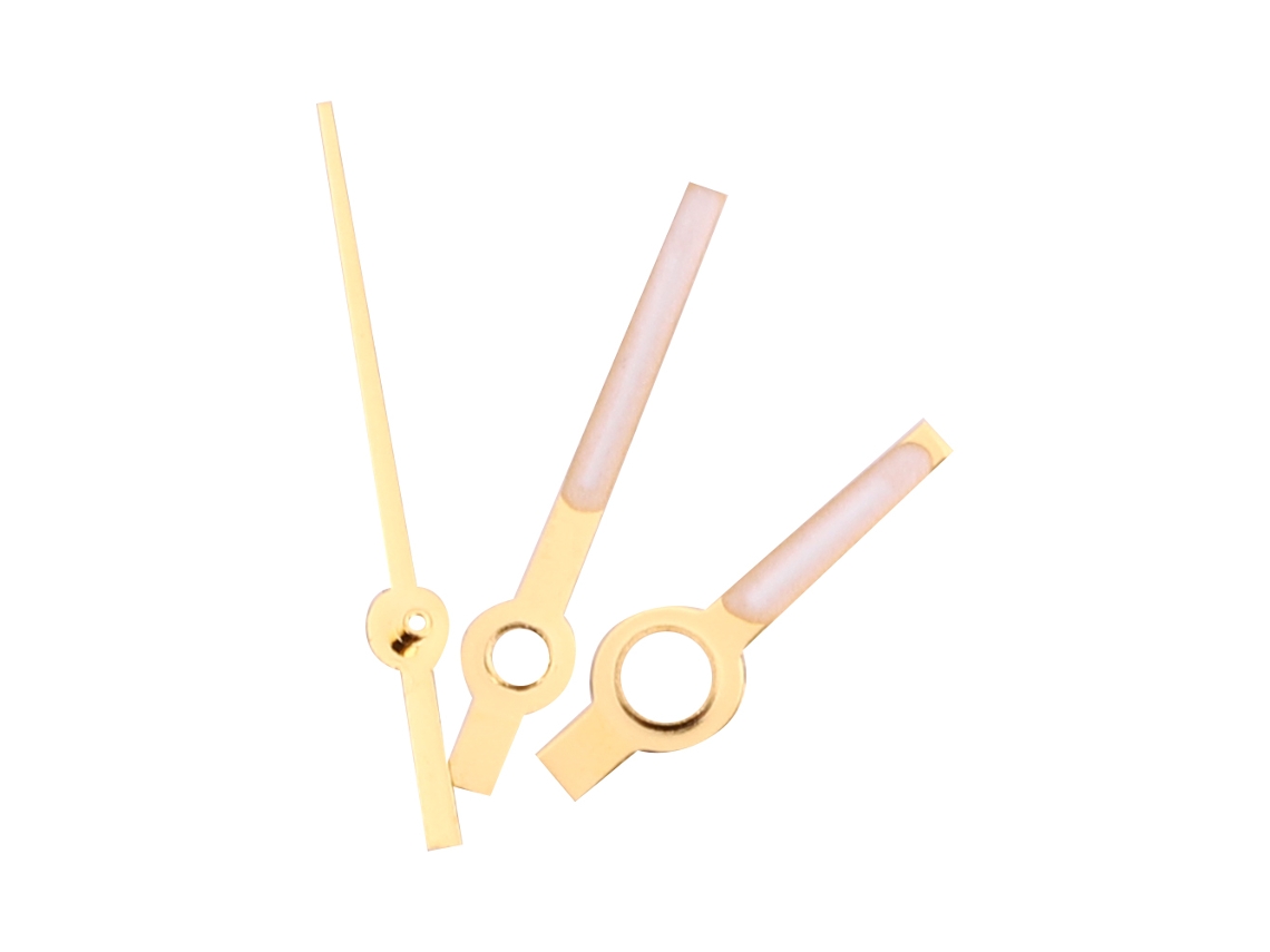Agujas De Reloj Para Mulher Com Hora Minuto Segundo Compatíveis Com Movimento Eta2671 Ouro