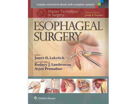 Livro master techniques in surgery: esophageal surgery de luketich, james, md (inglês)
