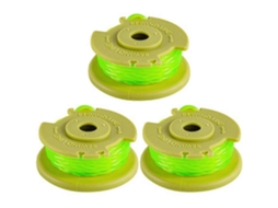 Conjunto de 3 bobinas de reposição Fio para aparador Ryobi Grama, modelo AC80RL3.