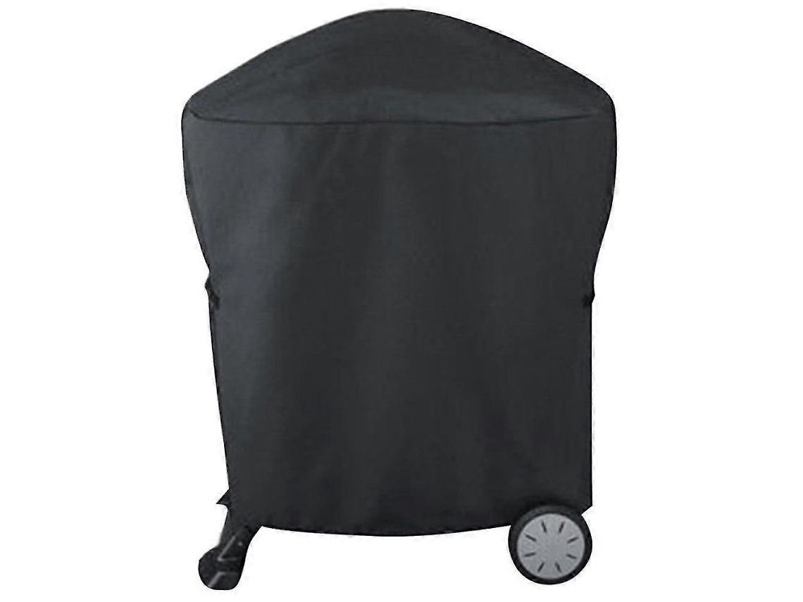 Cubierta Impermeable para Barbacoa Weber Q1000 Q2000 Serie Carrito Deslizante de Tela Oxford Negro