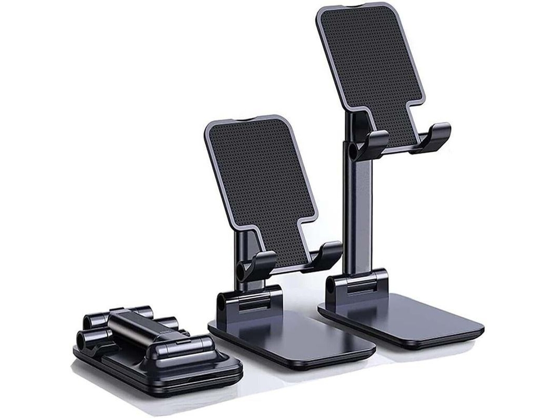 Suporte de mesa universal para celular e tablet, ajustável, plegável