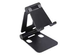 Suporte De Telefone Ergonômico De Silicone Ecológico Estável Para Escritório Preto