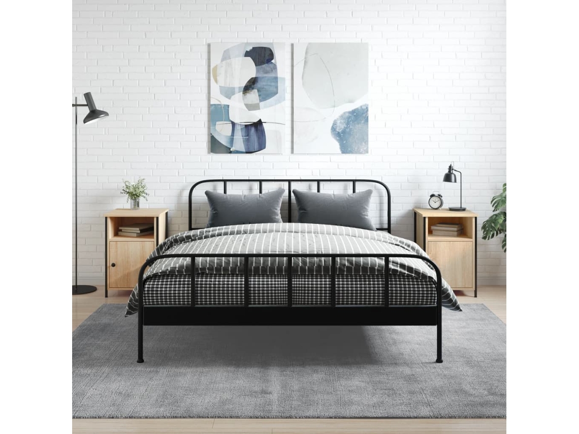 Vidaxl Mesas Cabeceira 2 Pcs 40x42x60cm Deriv. Madeira Carvalho Sonoma