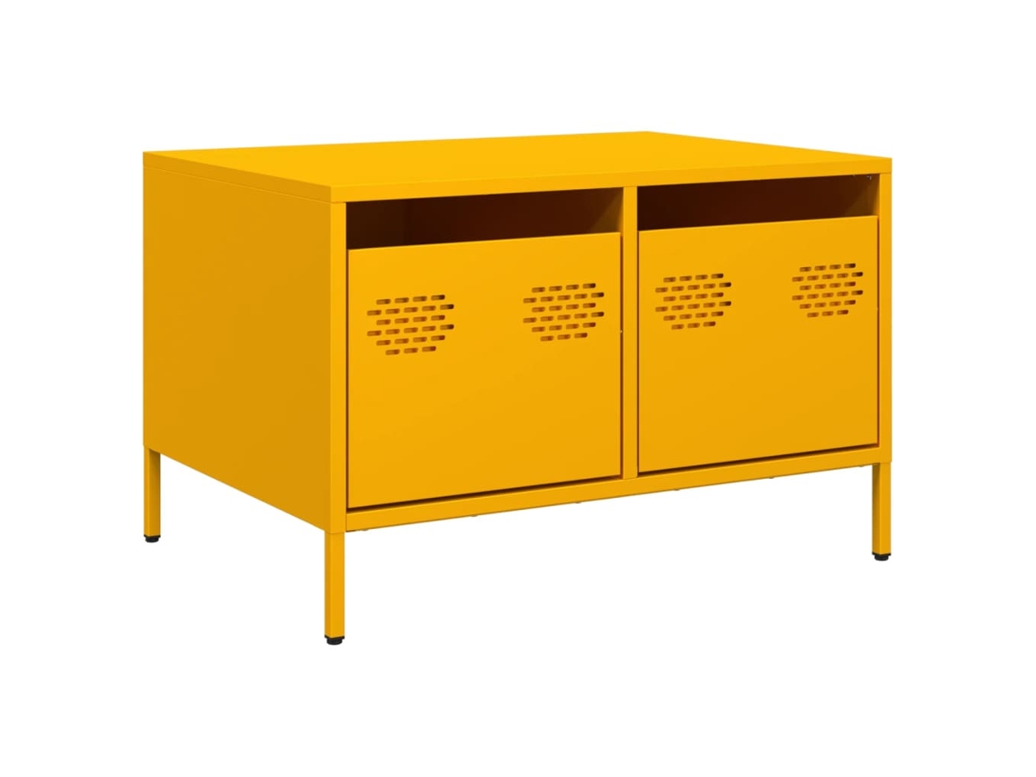 Móvel de Tv Aço Laminado a Frio Amarelo Mostarda MAISON EXCLUSIVE (68x50x43,5 cm)