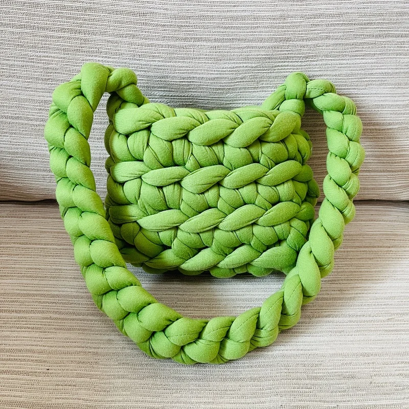 Bolsas de Ombro Femininas de Crochê, Mão Quadradas de Nylon, Modelo 2023 AQUAFORGE
