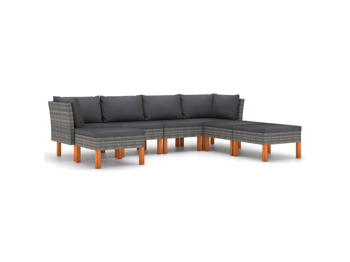 Garden Lounge Set, Garden Lounge Sets Vidaxl Cinzeto Rattan / Vime (n/a)