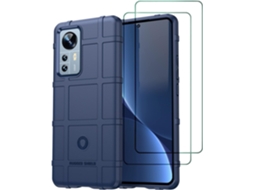 Capa Mi Antiderrapante Fibra Vidros Para Xiaomi Xiaomi 12/12x 5g/12s Hongwe. Carbono Anti-choque
