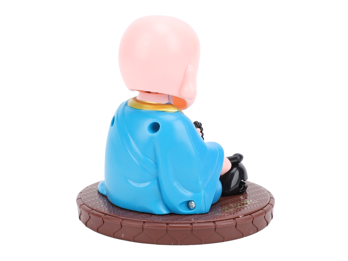 Desk Solar Powered Little Monk Ornament (nodding, Light Sensing) Eoocoo