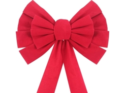 Laços Grandes De Seda Vermelha Para Natal Decoração De Guirnaldas Árvores Interior Exterior