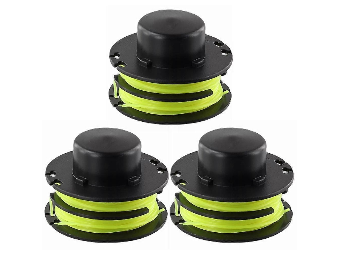 Conjunto De 3 Bobinas De Reposição Para Aparador De Grama Ryobi Rac119