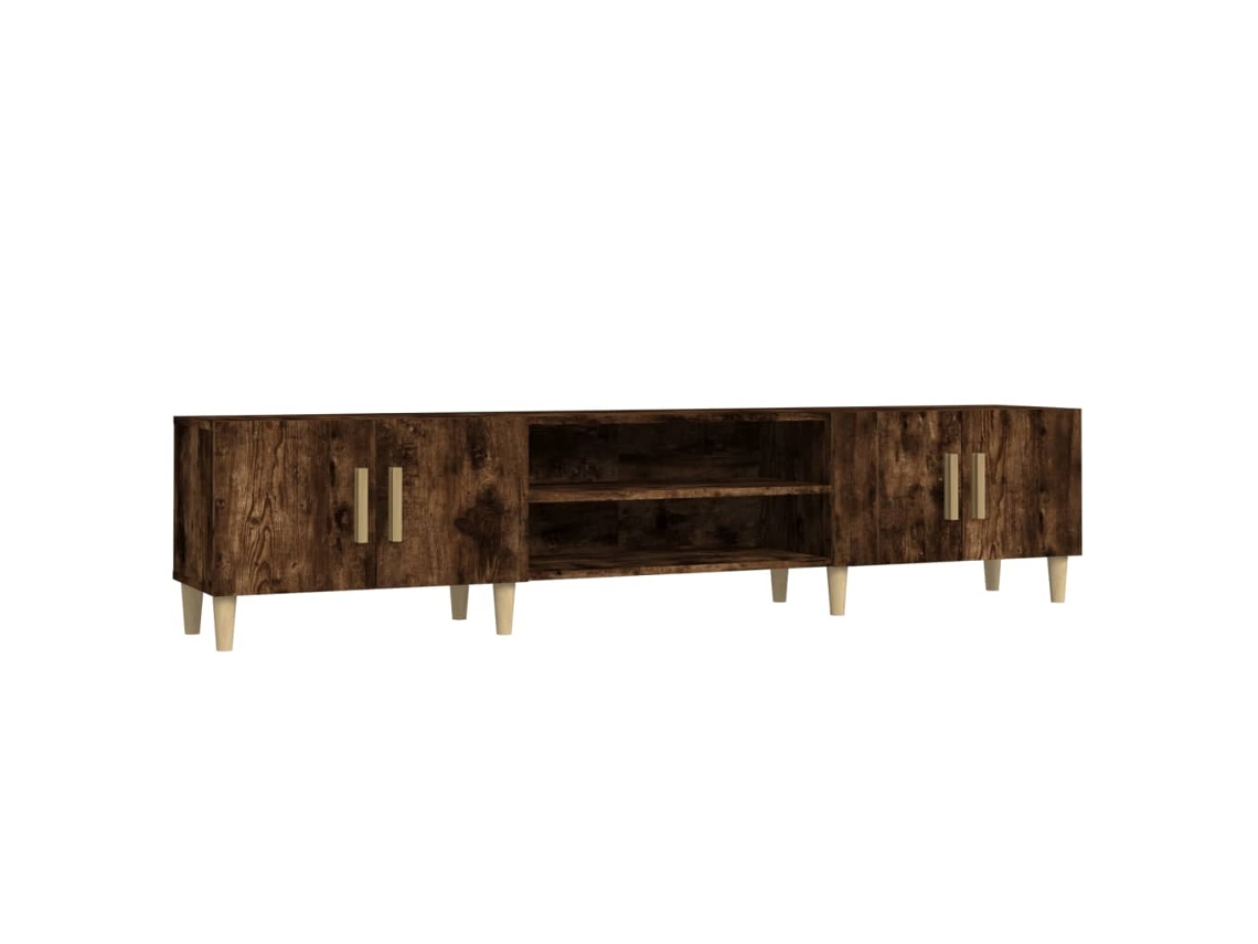 Tv Cabinet, Tv Cabinets Vidaxl Marrom Madeira Processada (n/a)