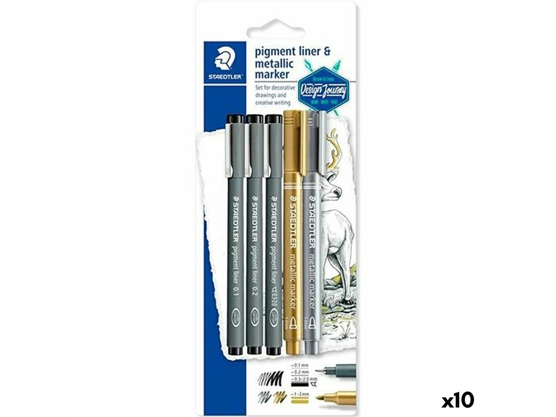 Conjunto de Canetas de Feltro STAEDTLER Design Journey 10 Unidades