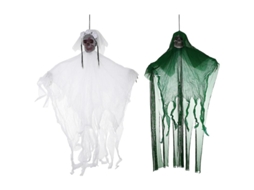 2 Peças de Decoração Suspensa Fantasma para Presentes de Halloween ALLINLESS