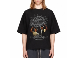 Rockinstone Bill And Ted Gray Wyld Stalyns Black Adult T-shirt Size:xl