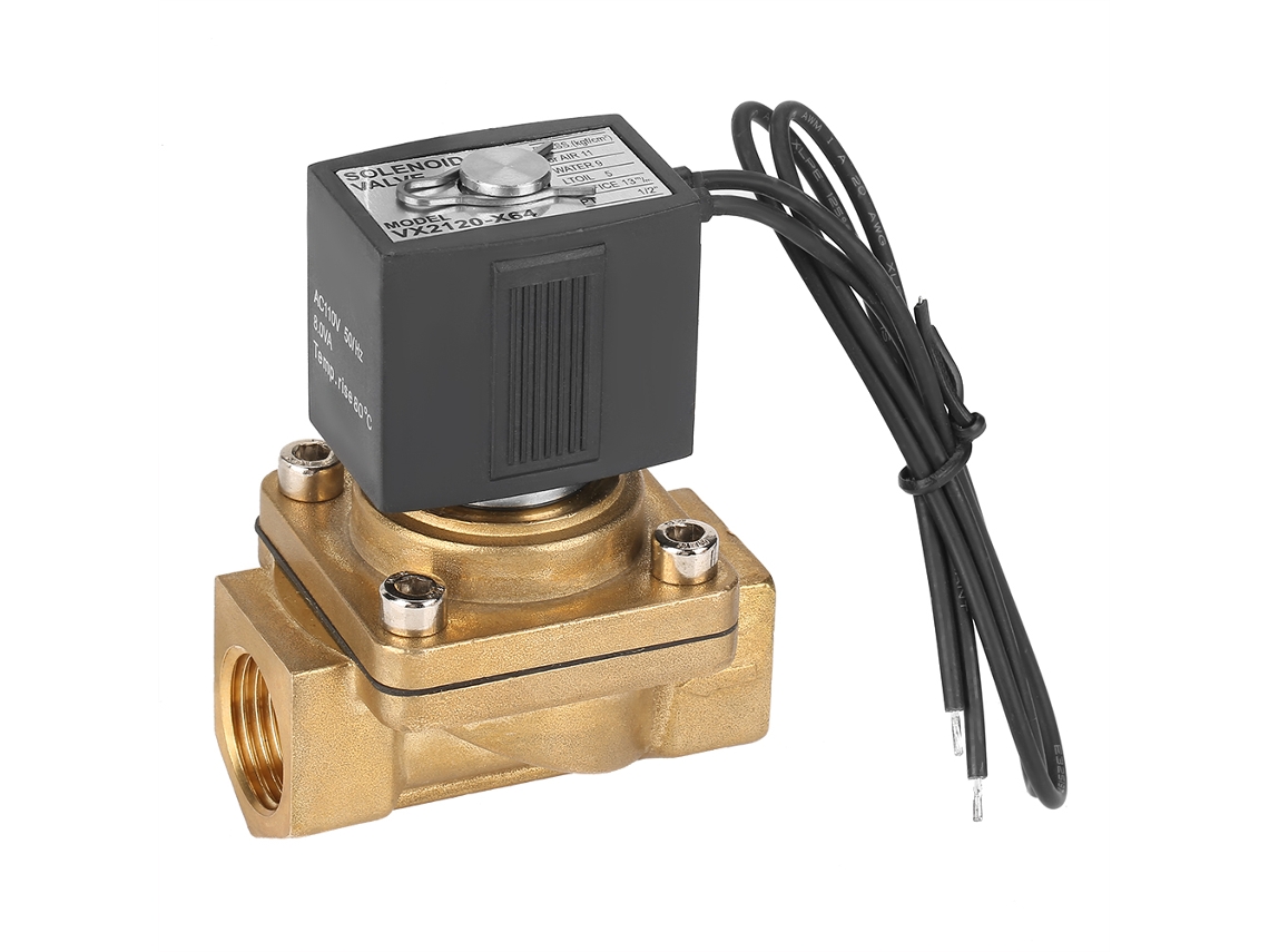 Válvula Solenoide Directa 2 Vías G1/2" 0-1.0mpa 110v Ca Electromagnética
