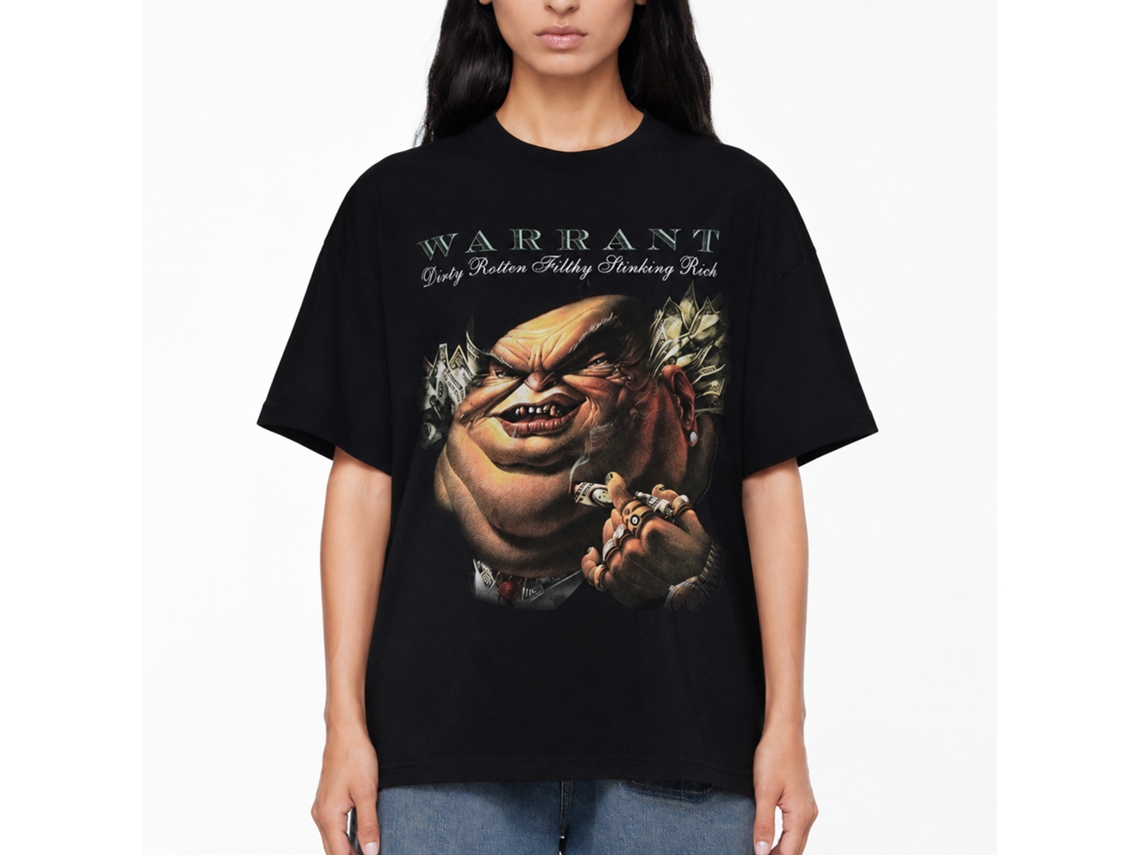 Warrant Dirty Rotten T-shirt Unisex Adults Size:m