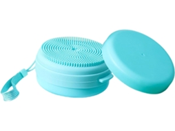 Escova De Banho Portátil Silicone, Ferramenta De Beleza Leve, Com Dispensador De Sabonete Integrado Para Facilitar O Uso