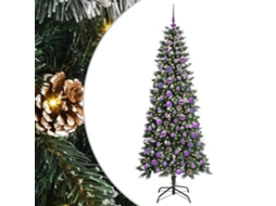 Conjunto 1 Árvore De Natal Artificial Vidaxl Verde Pvc (180 Cm)