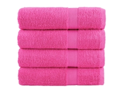 Bath Towel, Bath Towels Vidaxl Cor-de-rosa Algodão (100 X 150 Cm)