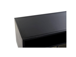 Móvel de Tv Dkd Home Decor Preto Metal Dourado 125 X 41 X 62 Cm