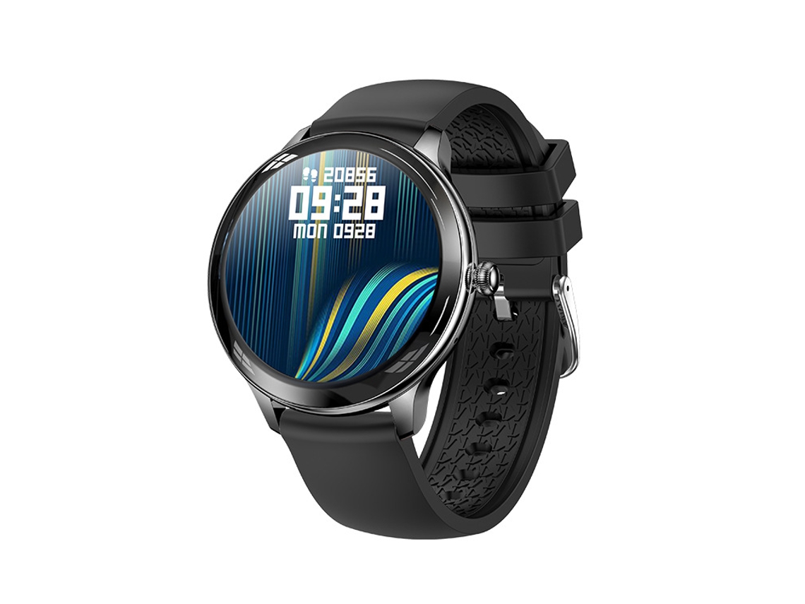 Smart Watch V33 Monitor de Saúde de Chamadas Bluetooth Preto GODTVAGT