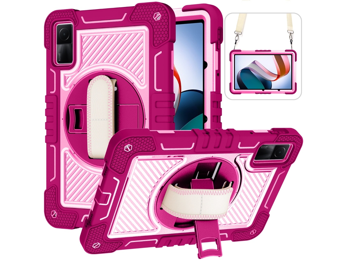 Capa Protetora Para Tablet Reimi Pad 10.61 Polegadas, Rosa Vermelho - Elysve