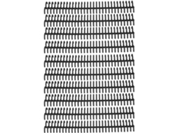 Conjunto De 10 Argolas Encadernação Folhas Soltas, Argolas De Plástico Com 30 Furos E 22mm Diâmetro Interno