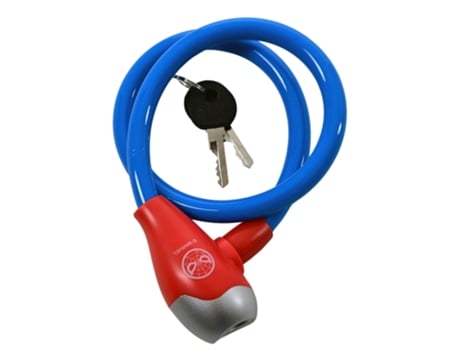 Cadeado De Bicicleta Infantil Spiral Spiderman Lubex
