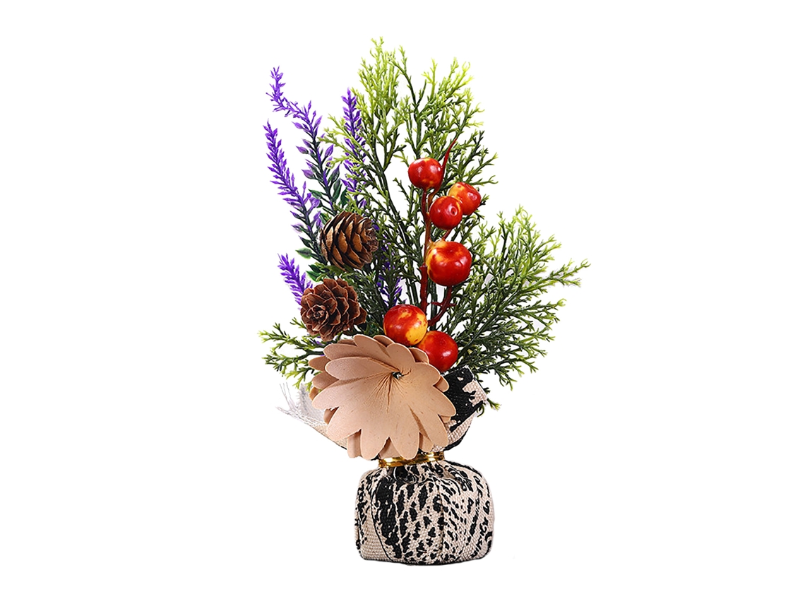 Decoração De Mesa Natalina Com Lavanda Artesanal Decorativa