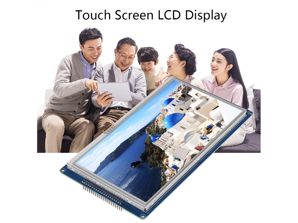 Módulo De Display Lcd Tft De 7 Polegadas Com Tela Tática 800x480, Compatível Com Avr, Stm32, Arm E Controlador Ssd1963.